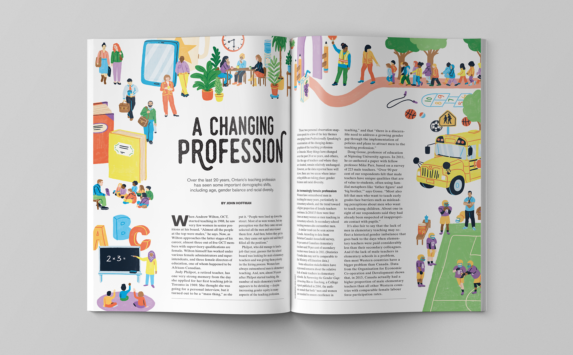Studio 141 inc portfolio OCT Professionally Speaking magazine