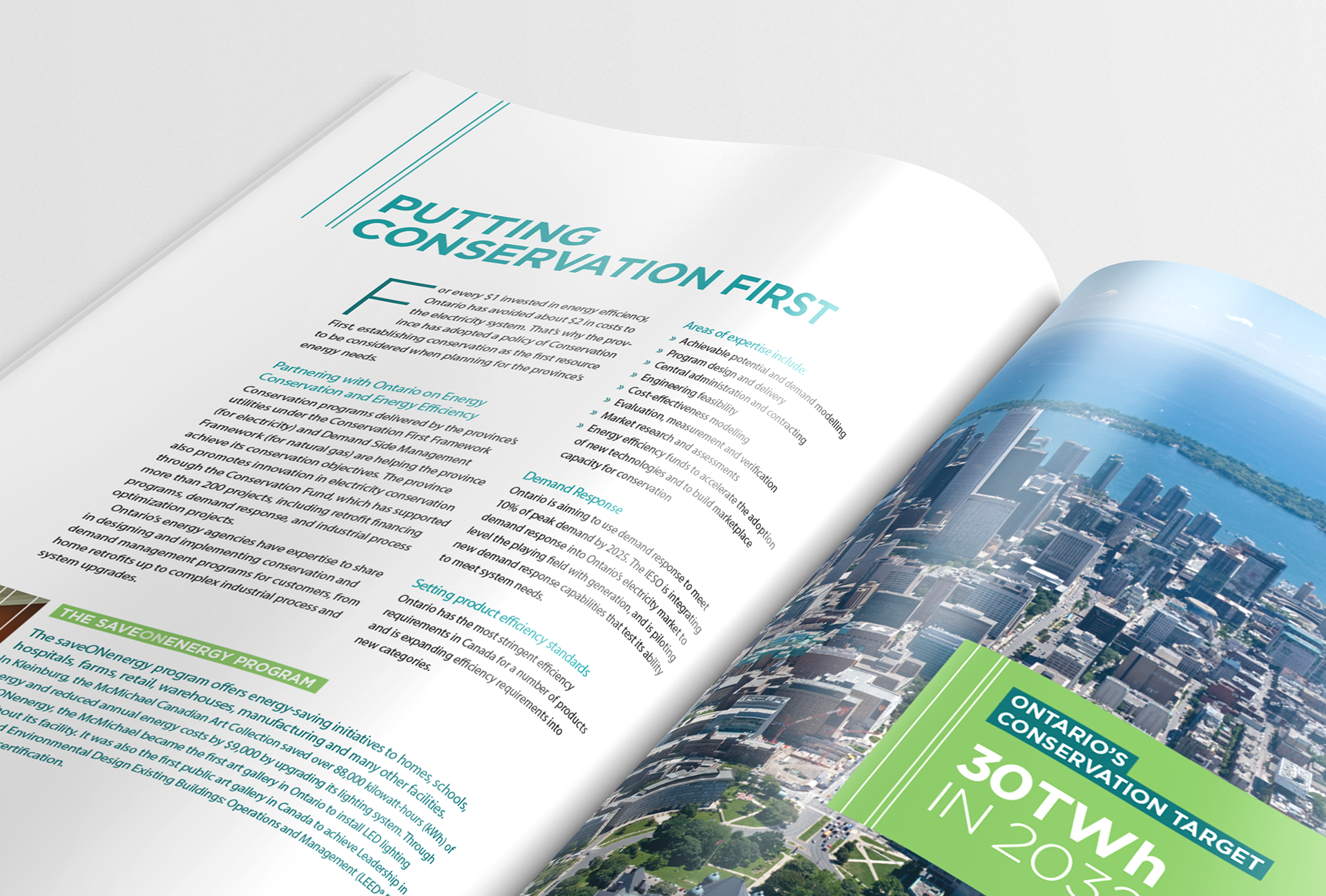 Studio 141 inc portfolio Ontario Ministry of Energy Energy in Ontario publication