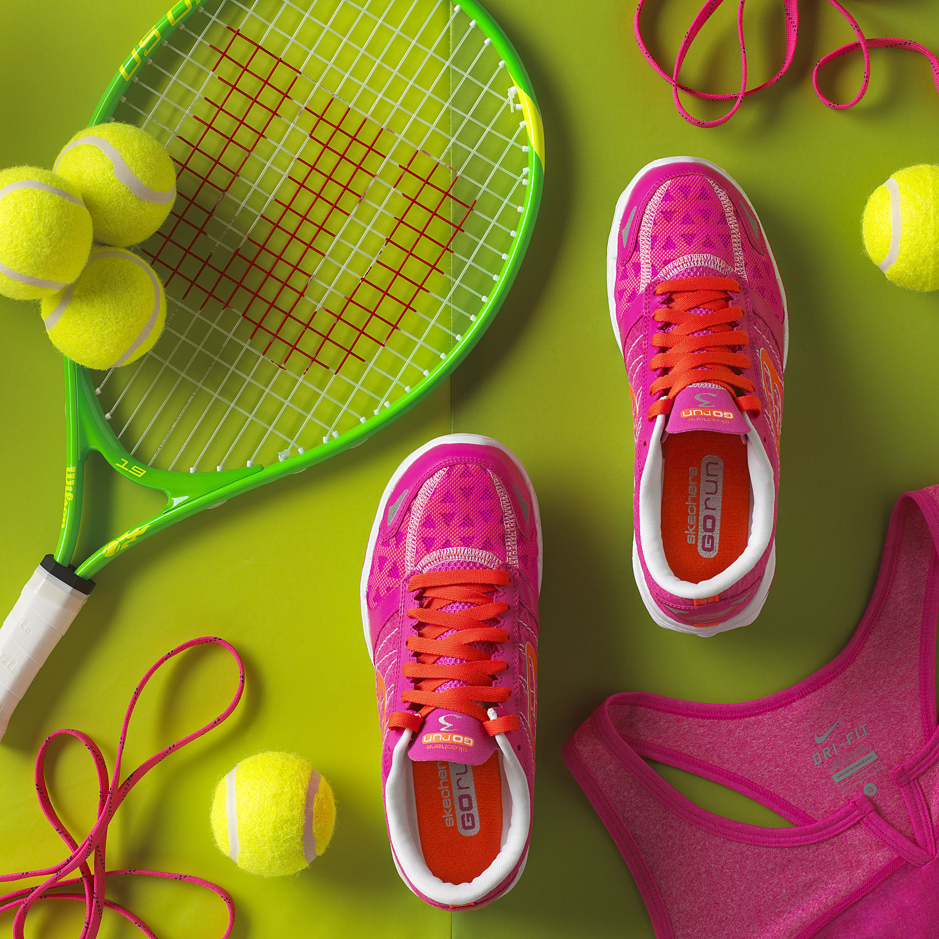 Studio141 inc portfolio styling creative sports flatlay