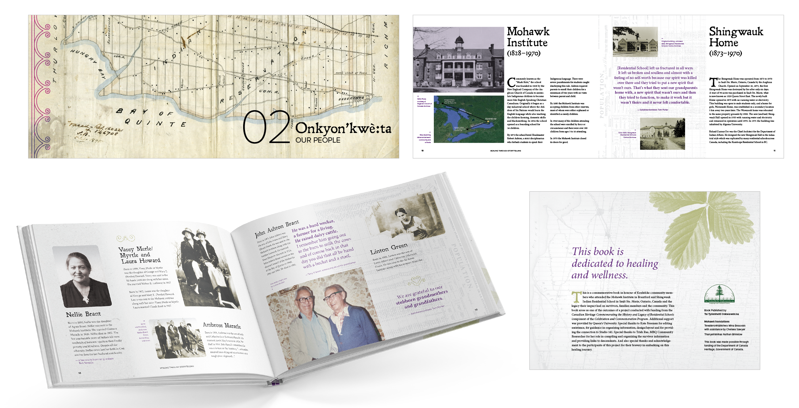 tsi tyonnheht onkwawen na healing through storytelling hardcover book design residential schools