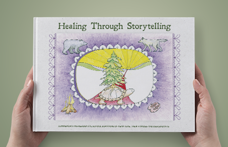 tsi tyonnheht onkwawen na healing through storytelling hardcover book design residential schools